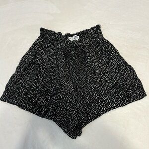 Hollister Ultra High-Rise Paper Bag Cotton Shorts